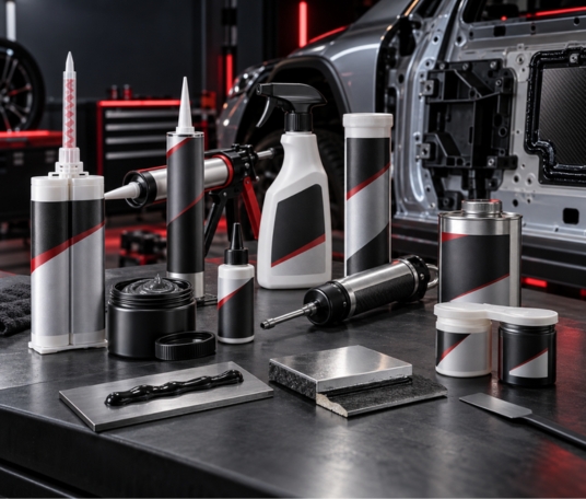 Chemical and adhesive product samples