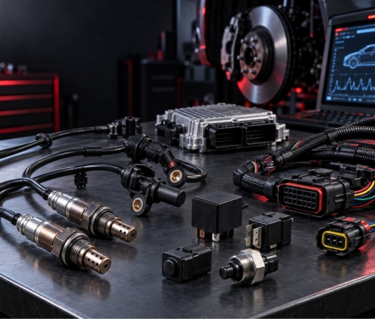 Organized component storage for electrical and sensor parts
