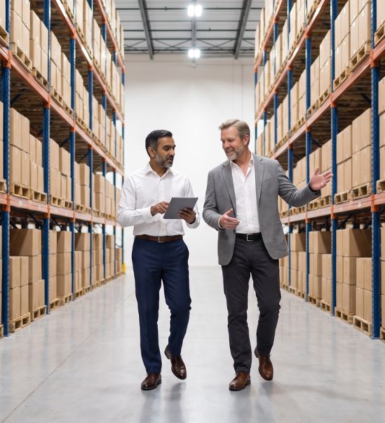 U.S. warehouse ready for parts fulfillment