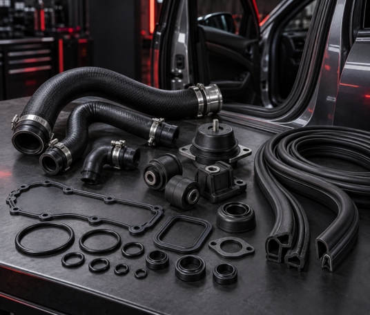 Shipping and logistics for rubber and sealing components
